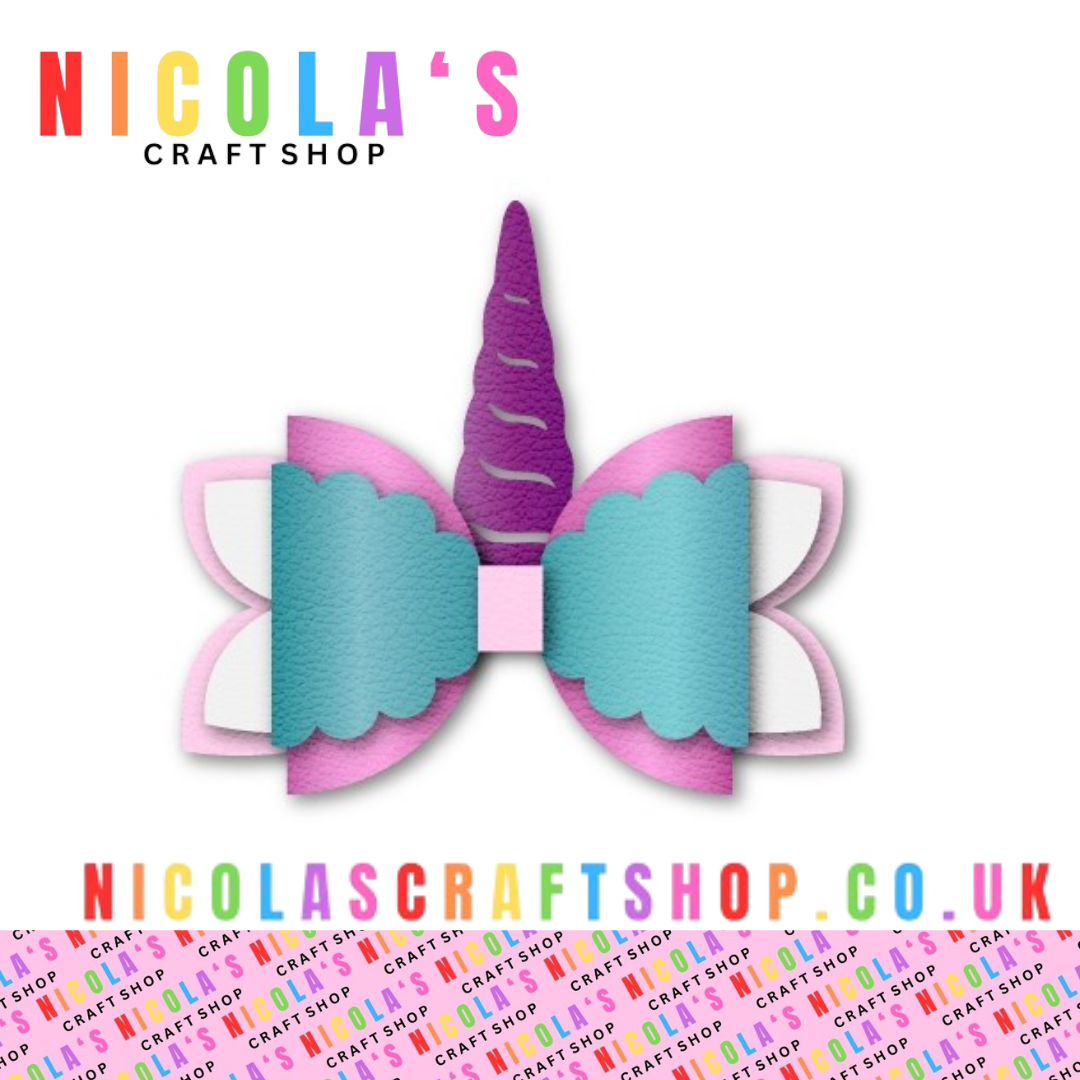 Q - UNICORN HORN HAIR BOW DIGITAL DOWNLOAD