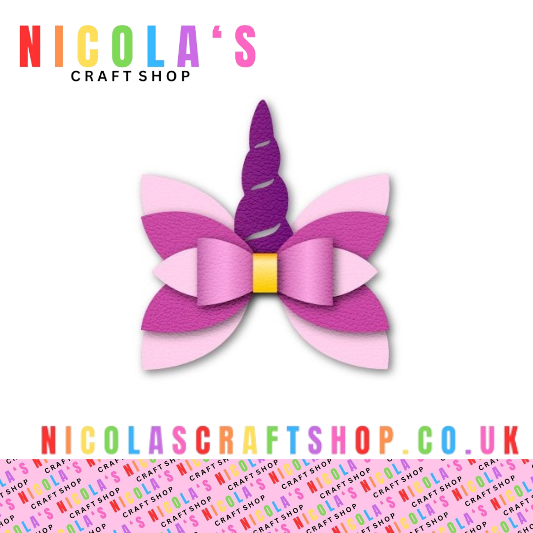 D - UNICORN HORN HAIR BOW DIGITAL DOWNLOAD