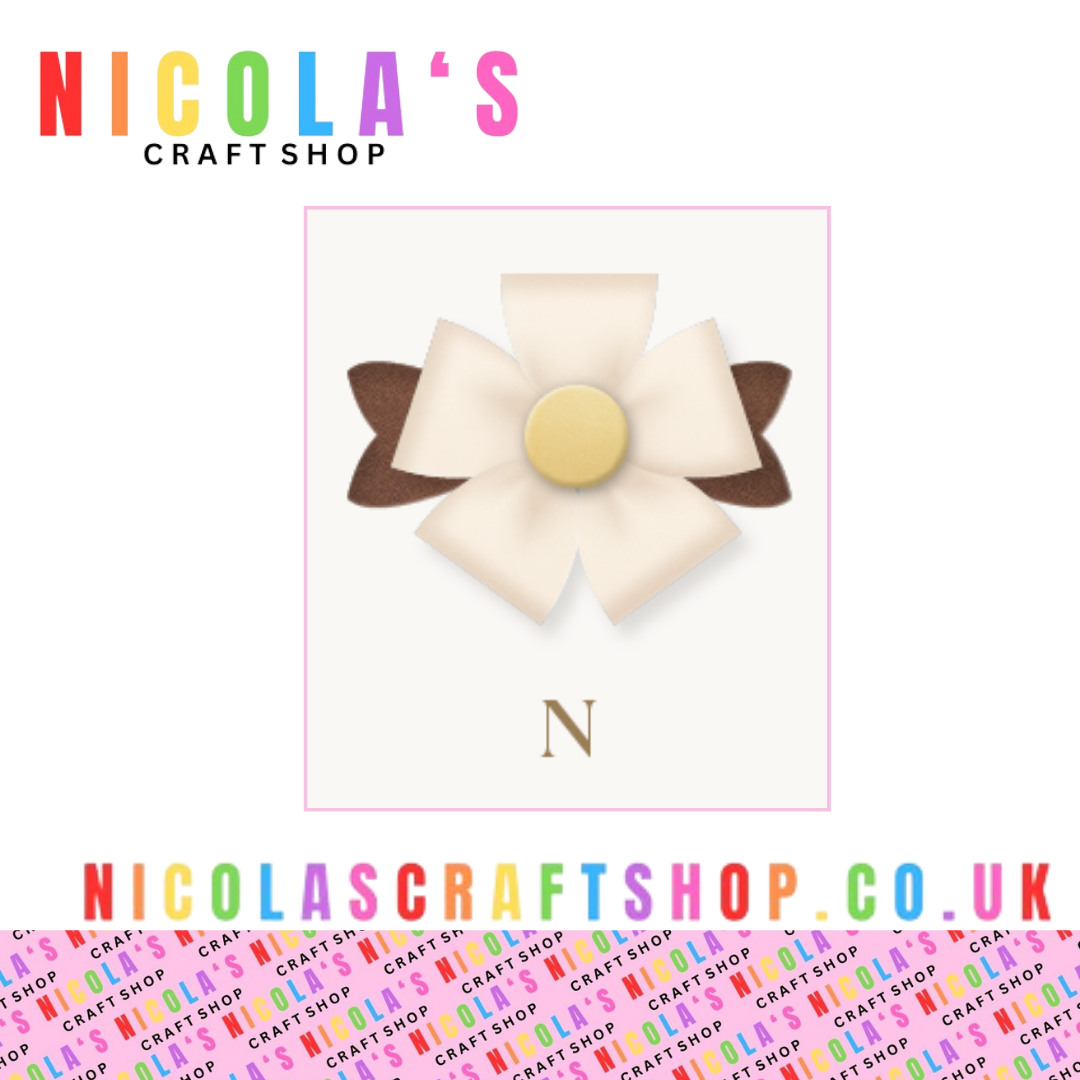 N - FLOWER LAYERED HAIR BOW DIGITAL DOWNLOAD