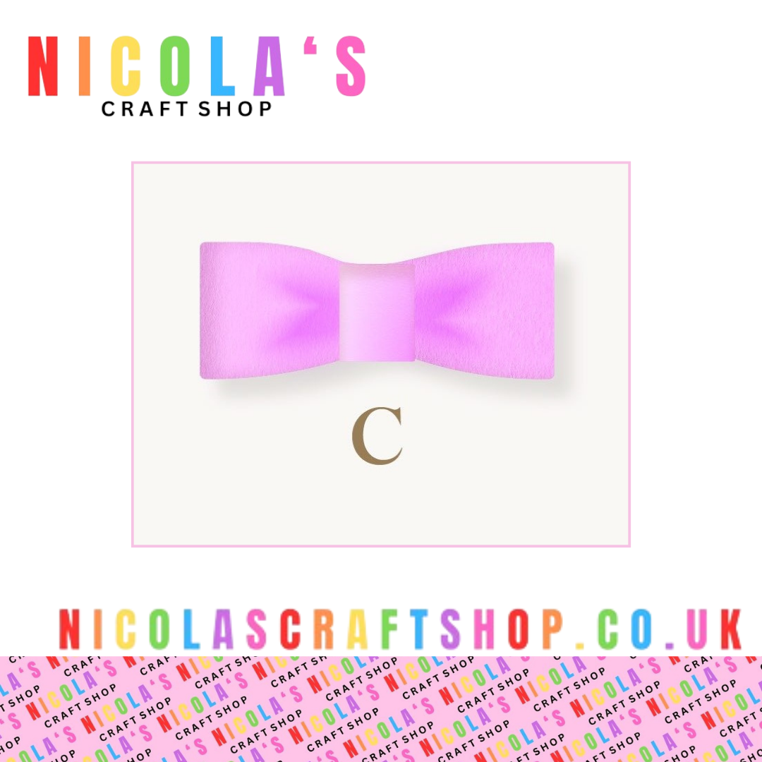 C - SINGLE LAYER HAIR BOW DIGITAL DOWNLOAD