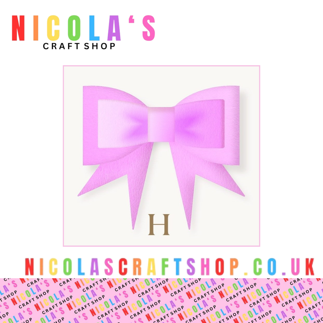 H - LAYERED HAIR BOW DIGITAL DOWNLOAD