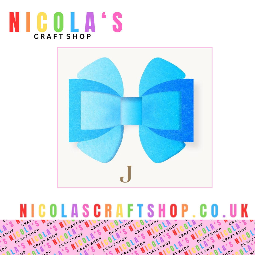 J - LAYERED HAIR BOW DIGITAL DOWNLOAD