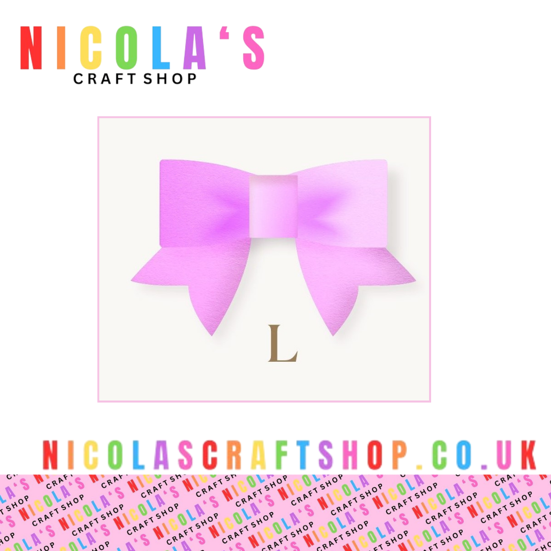 L - SINGLE LAYER HAIR BOW DIGITAL DOWNLOAD