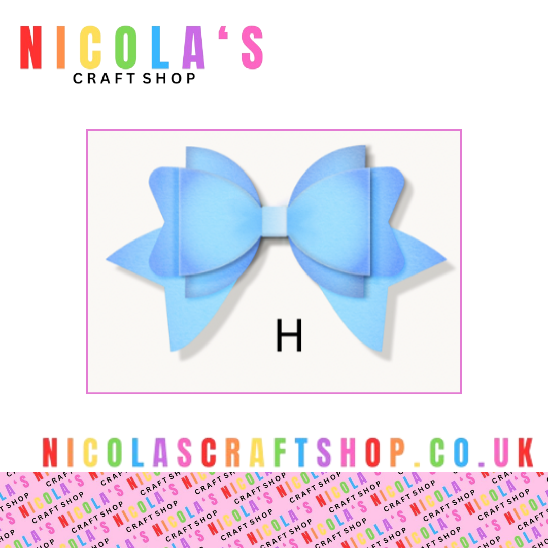 H - LAYERED HAIR BOW DIGITAL DOWNLOAD