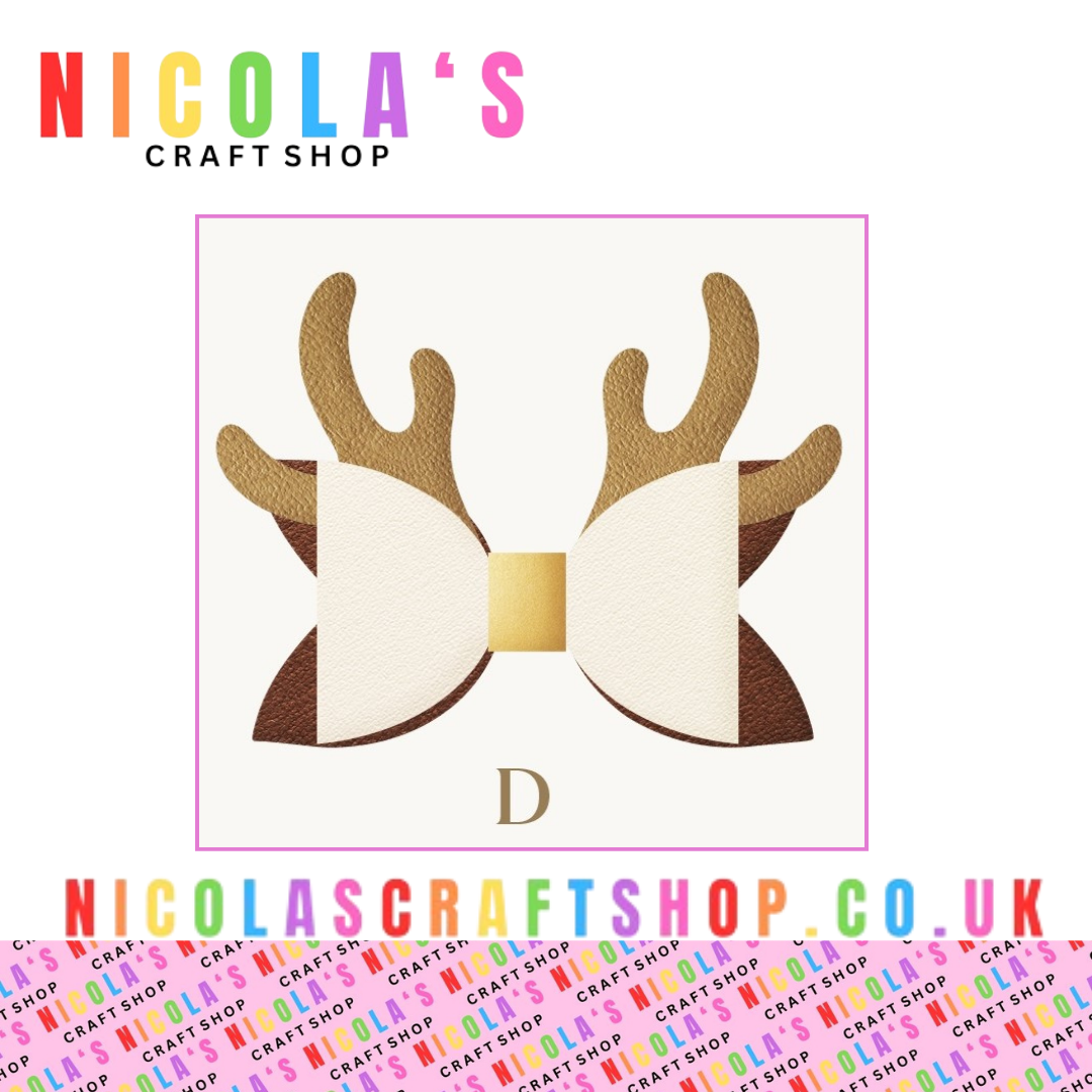 D - REINDEER HAIR BOW DIGITAL DOWNLOAD