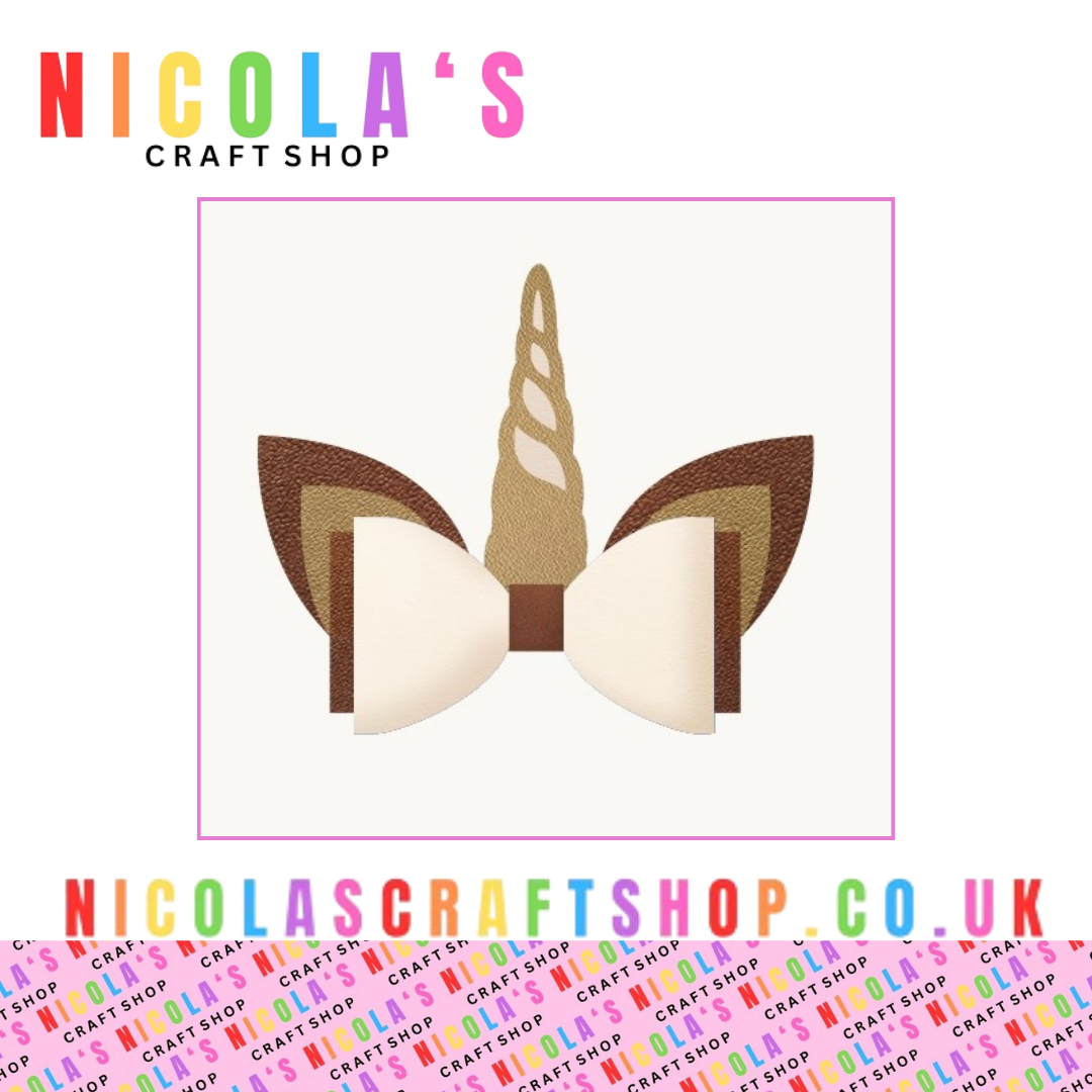 UNICORN HORN HAIR BOW DIGITAL DOWNLOAD