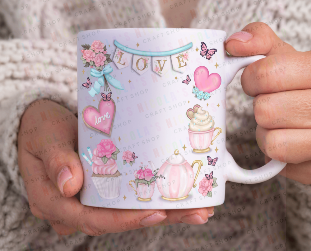 Love Personalised printed mothers day gift printed 11oz Mug