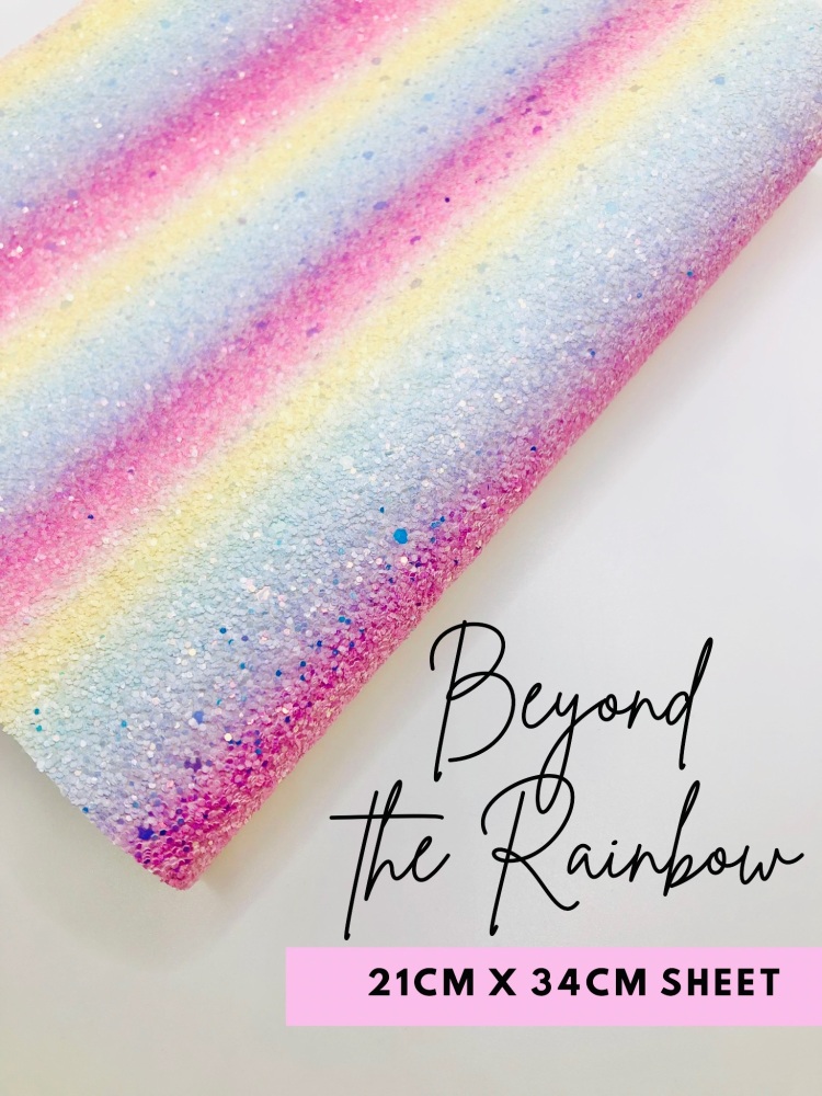 Beyond the rainbow Chunky Glitter Sheet