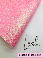 Leah Pink chunky glitter 🐰