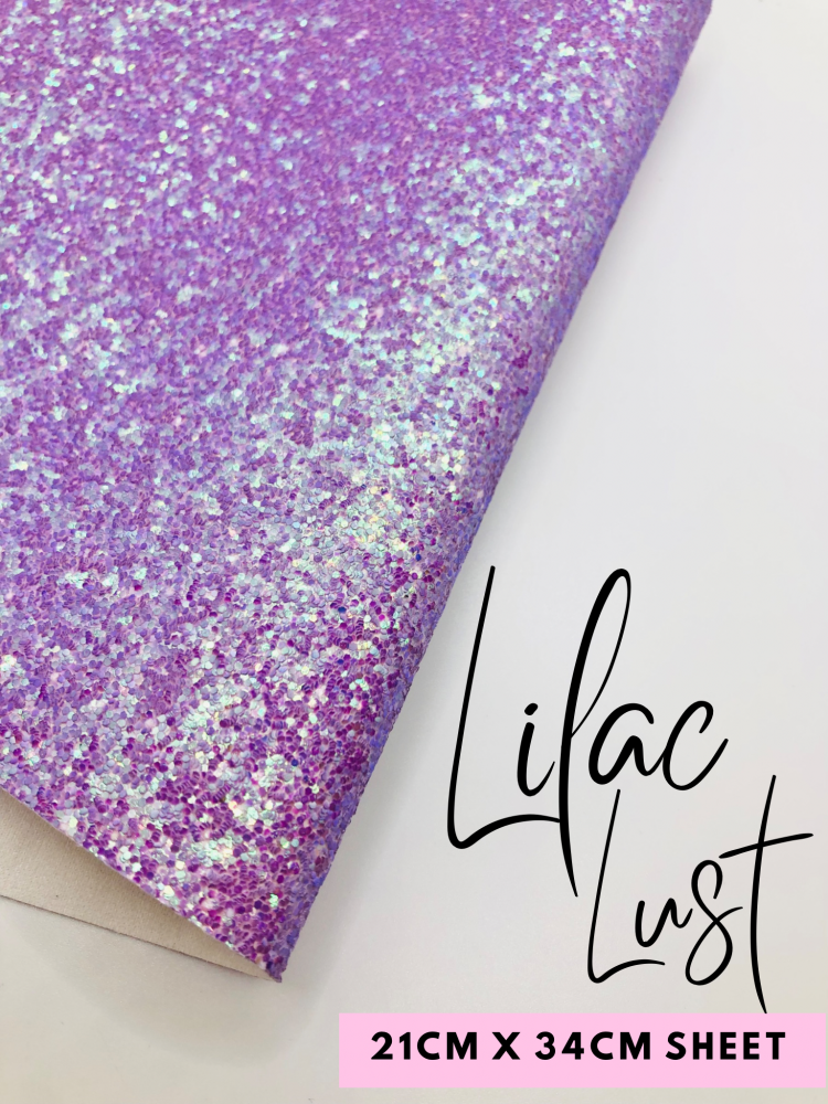 Lilac Lust Chunky glitter a4