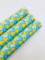1053 - Rubber Duck Printed canvas sheet