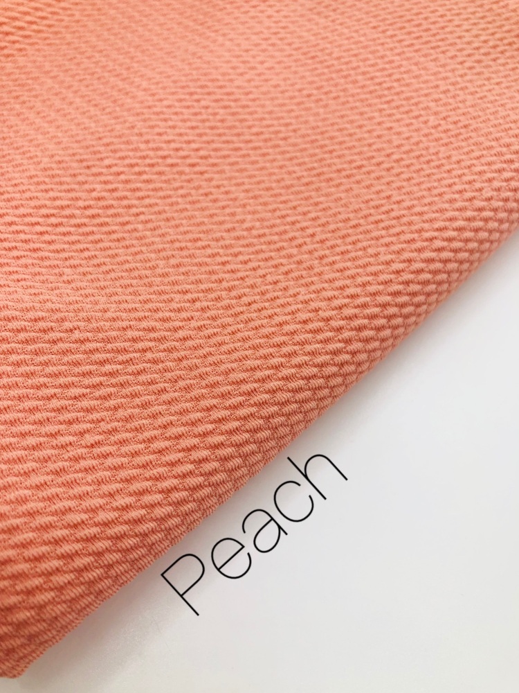 #56 Peach Plain Bullet Fabric