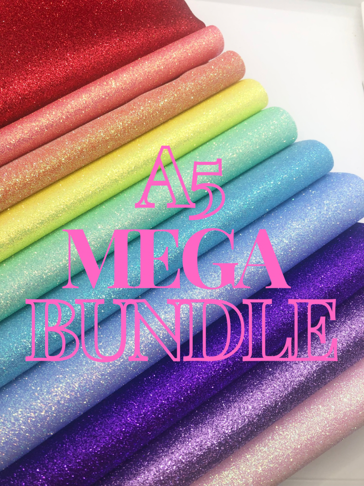The mega bundle - A5 luxury fine glitter bargain bundle