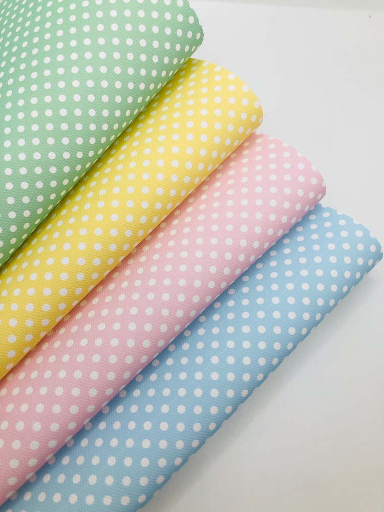 4 SHEET LIMITED EDITION - Polka Dot Spring pastel colour Deal fiver friday bundle