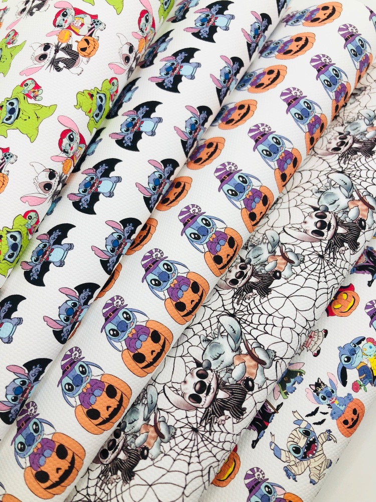 Halloween inspired printed canvas fabric bundle