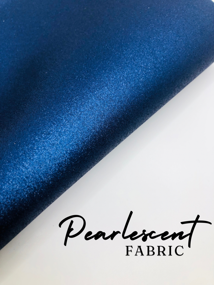 Pearlescent Navy blue fabric sheet