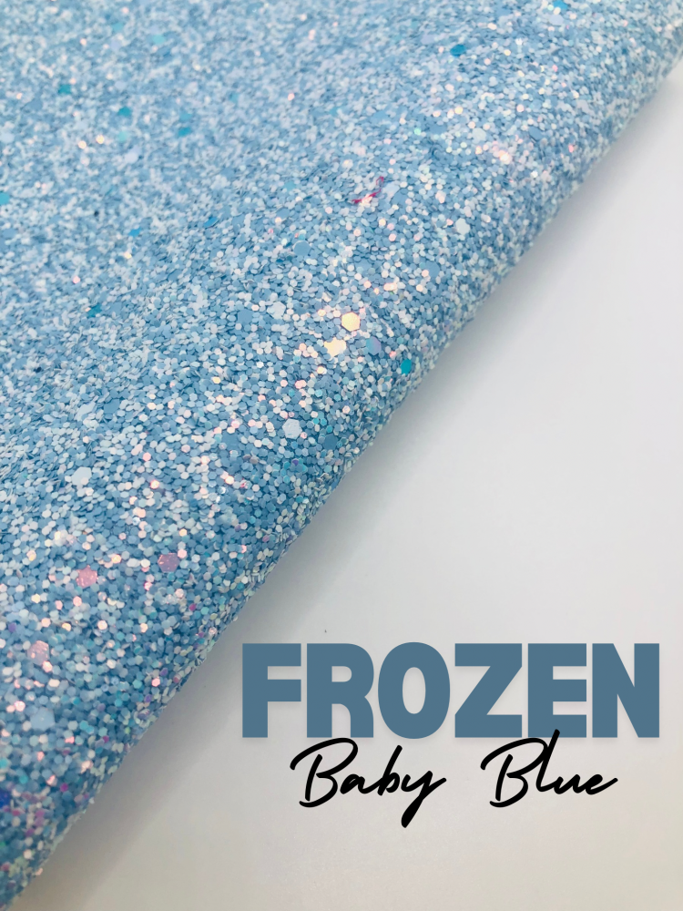 Frozen Baby Blue luxury high quality Chunky Glitter