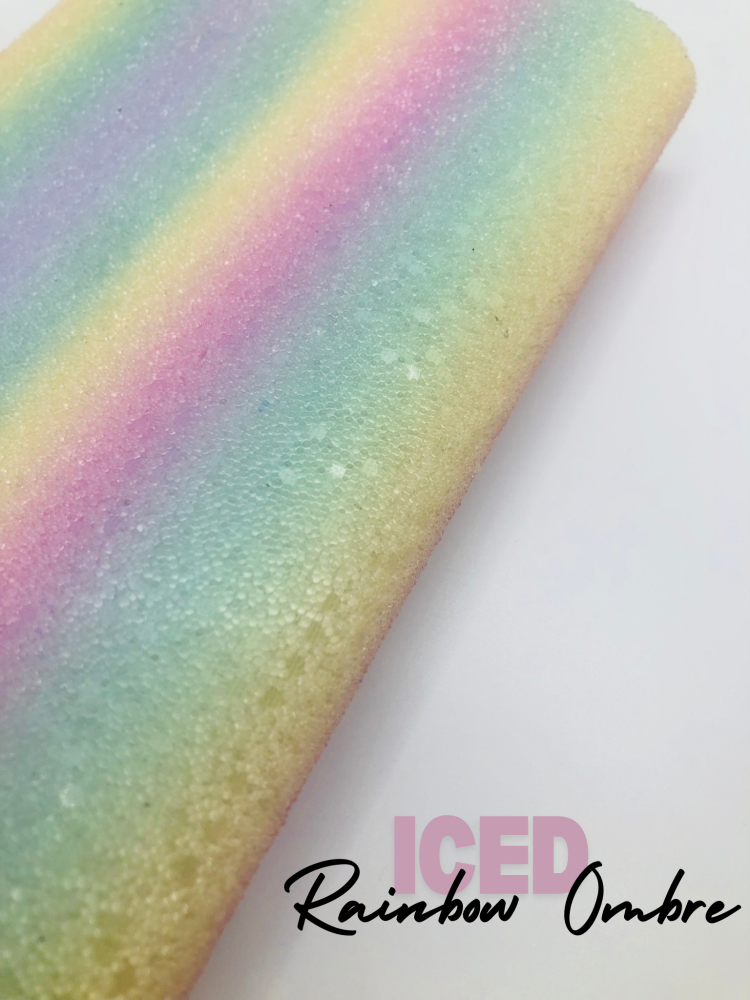 Iced Rainbow ombre luxury high quality Chunky Glitter