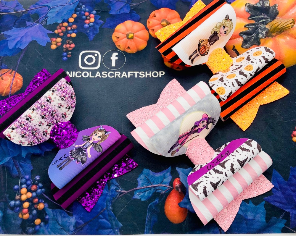 Halloween Dolly Bow making starter Bundle Pack