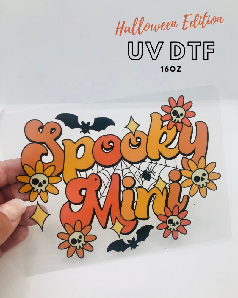 SPOOKY MINI HALLOWEEN WRAP 16OZ + UV DTF TRANSFER