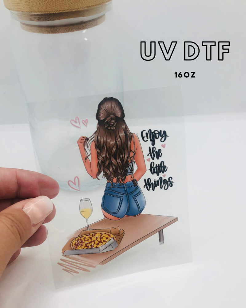 ENJOY THE LITTLE THINGS 16OZ + UV DTF TRANSFER