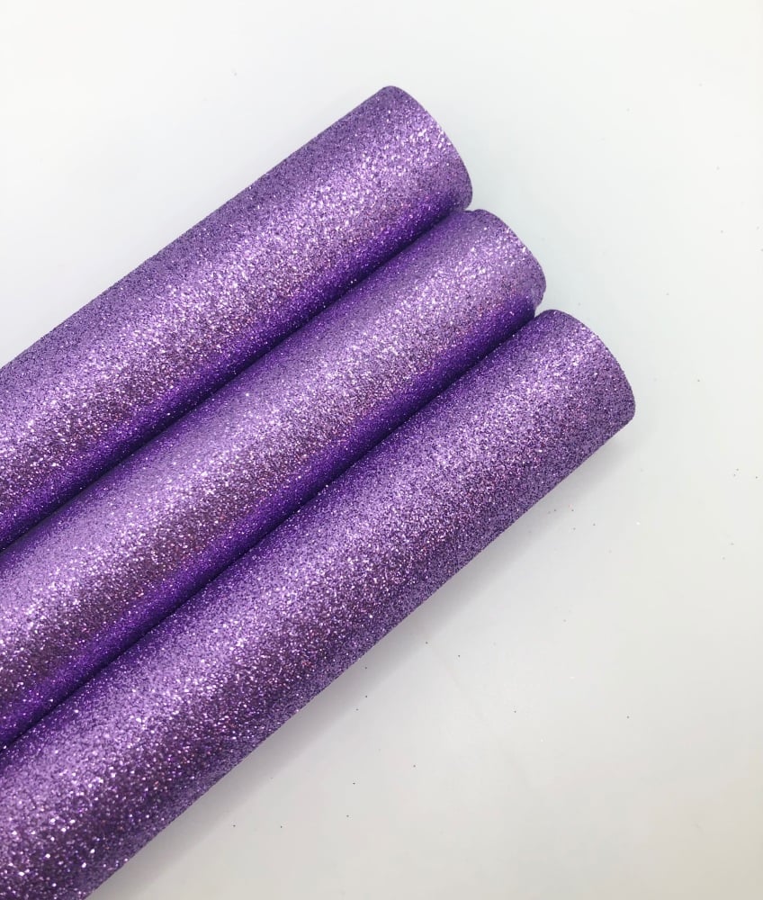 LUXURY - Lavender Lilac Fine Glitter Fabric