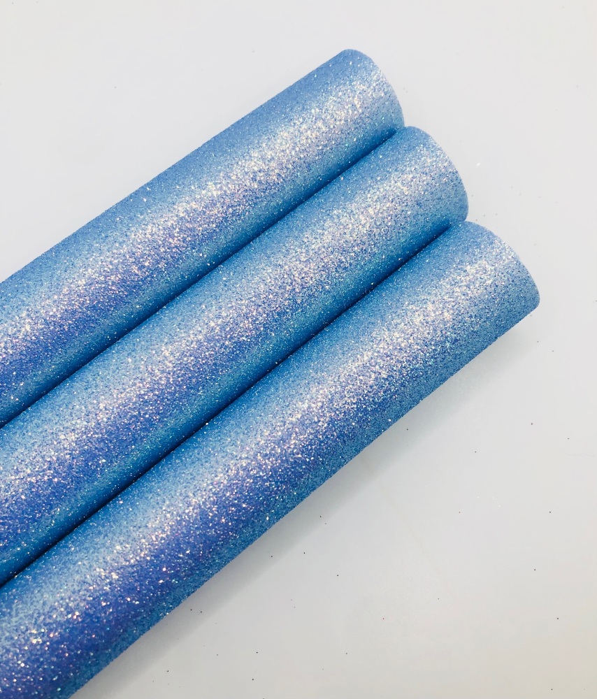 LUXURY - Blue Iris Fine Glitter Fabric