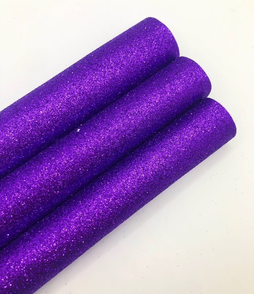 LUXURY - Cadbury Purple Fine Glitter Fabric