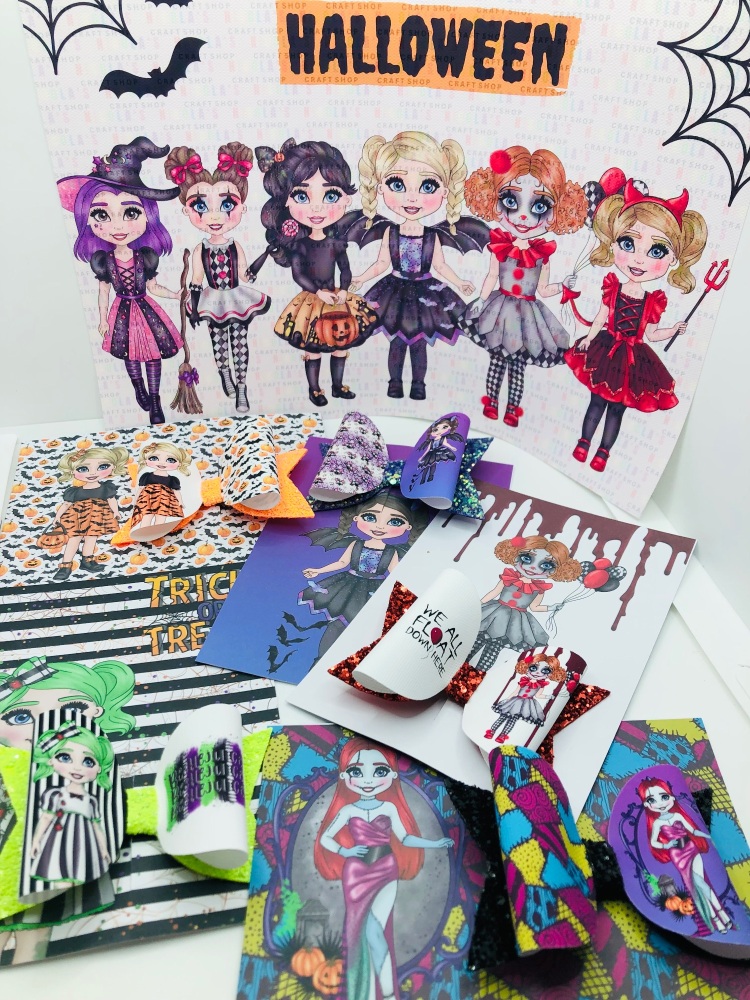 Halloween Dolly Bow making starter Bundle Pack