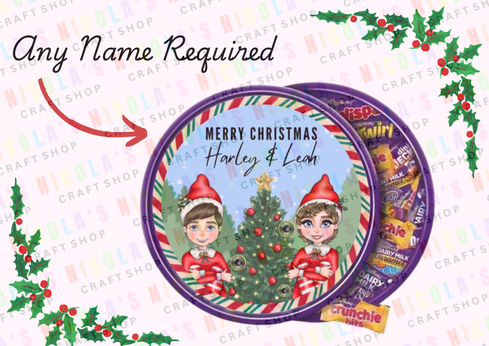 Elf Arrival Merry Christmas Heroes Sticker