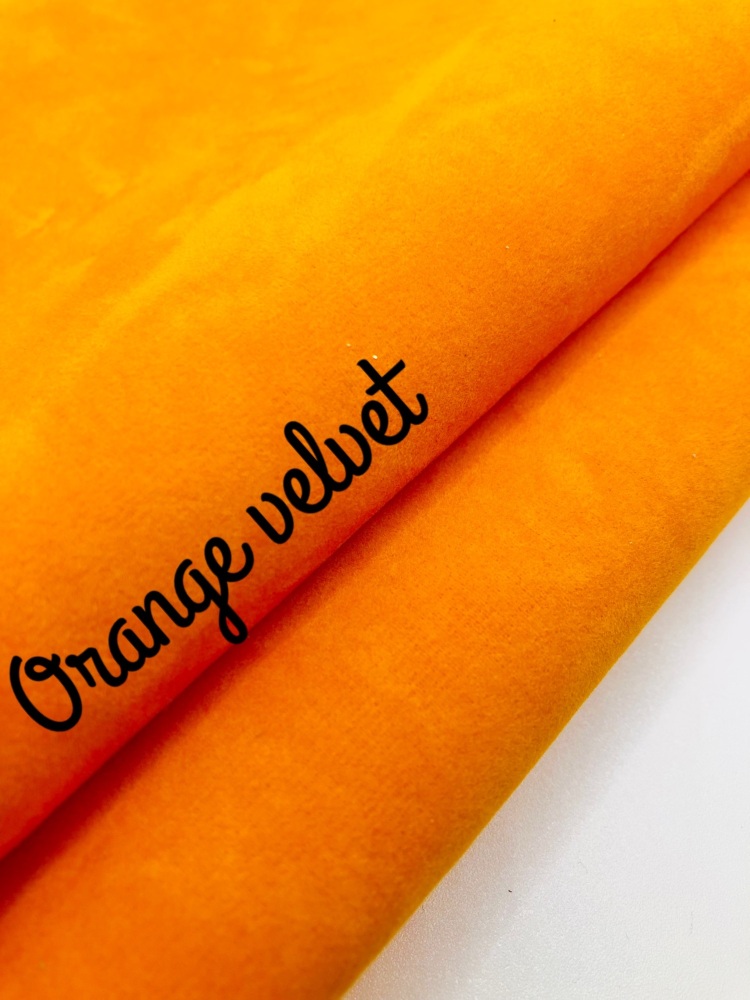 VELVET - Double Sided Orange