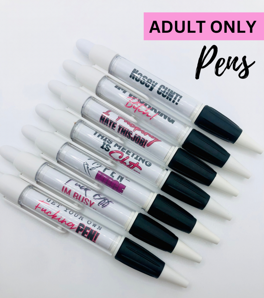 Rude Sweary Pen Office Stationery Supply