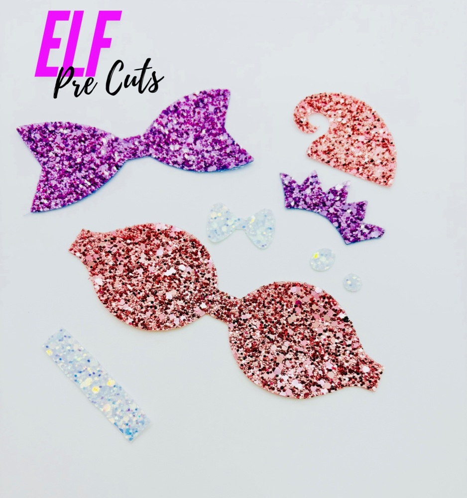 PINK LILAC Christmas Elf Pre cut ready to make