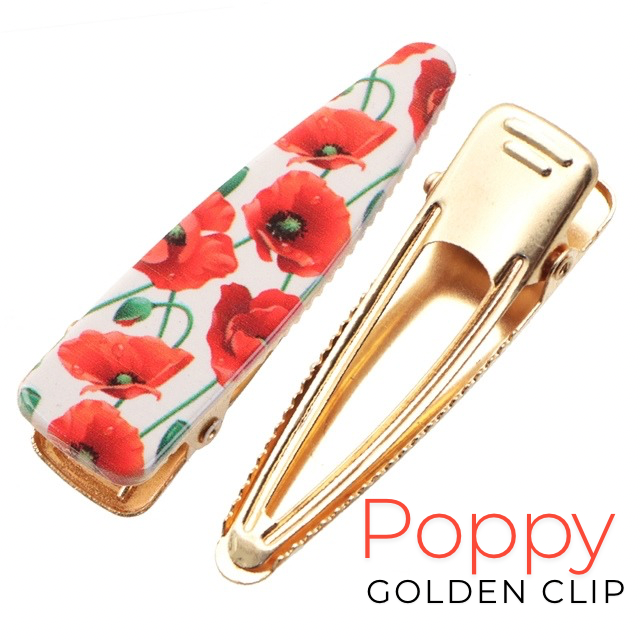 Poppy Golden ready made clip