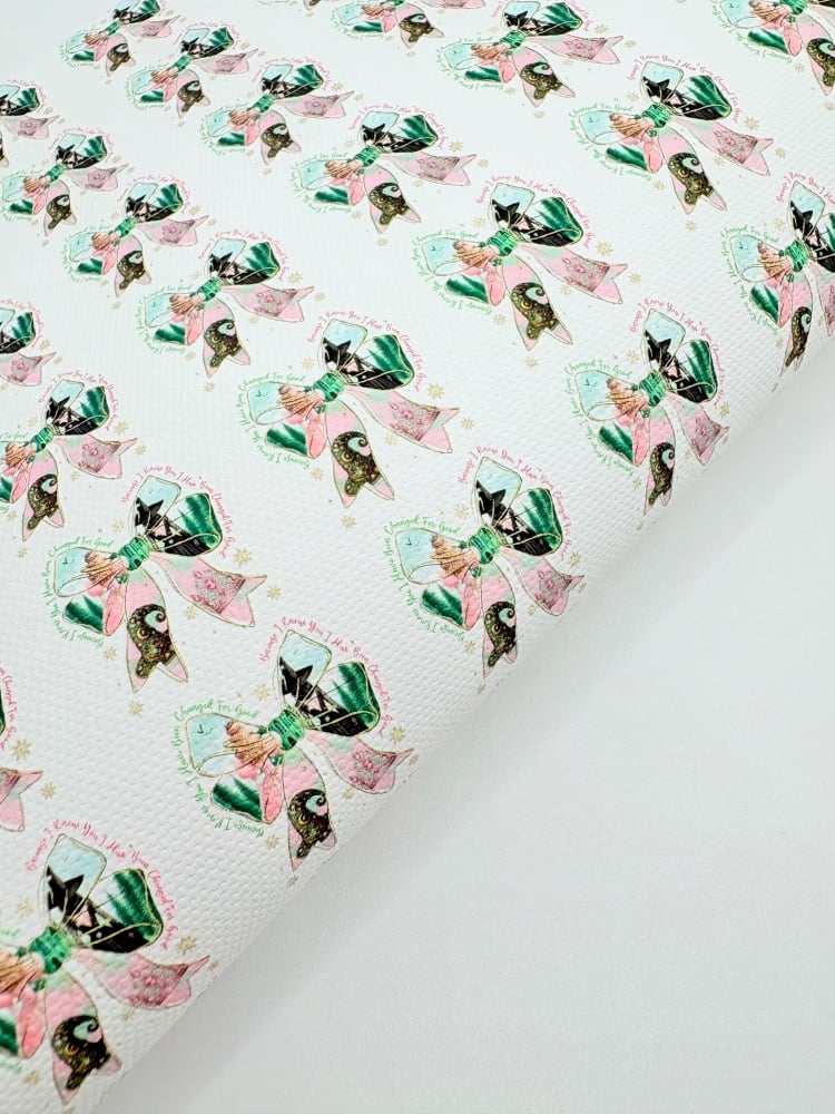 1281 - Wicked Hair Bow printed canvas sheet