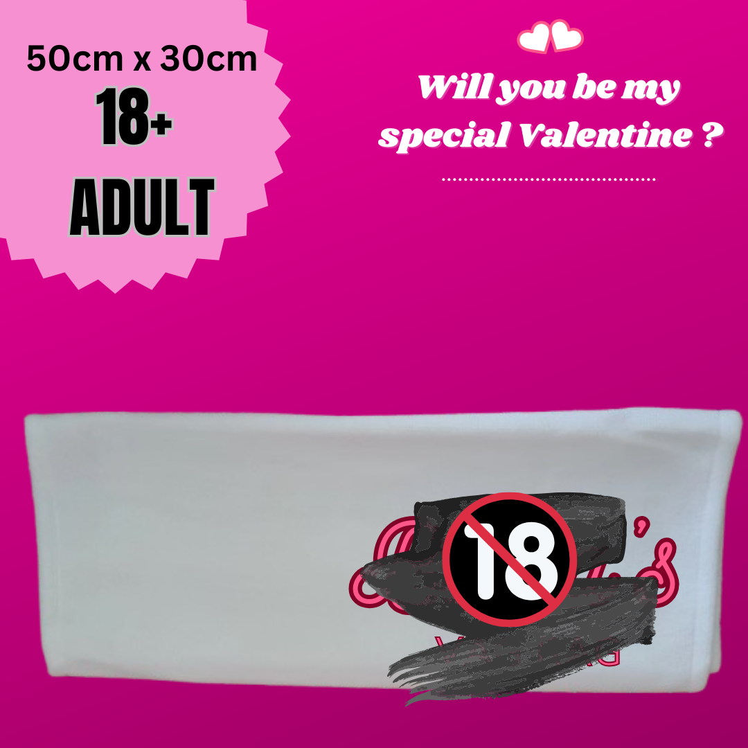 FEMALE 18+ TEXT ONLY - PERSONALISED CLOTH / RAG