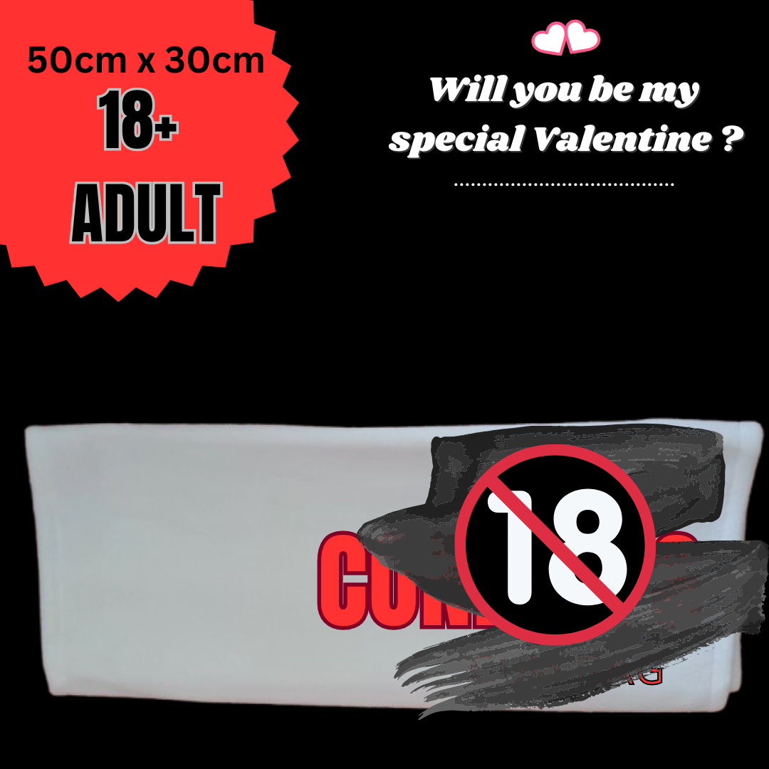 MALE 18+ TEXT ONLY - PERSONALISED CLOTH / RAG