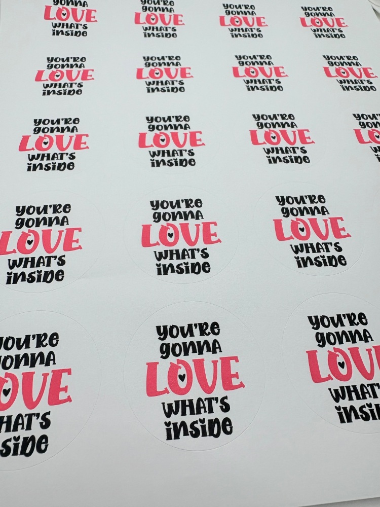YOU'RE GONNA LOVE WHATS INSIDE BUSINESS 24PC SHEET