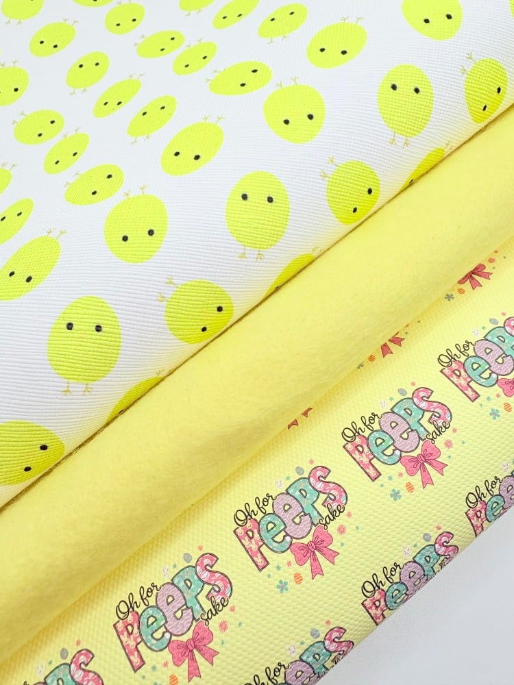 Bright Yellow Easter Chick Fabric Friday Bundle