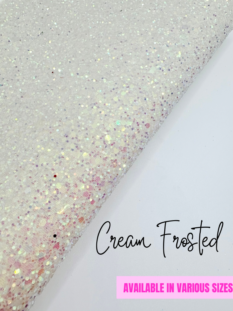 LUXURY - Cream Frosted Chunky Glitter