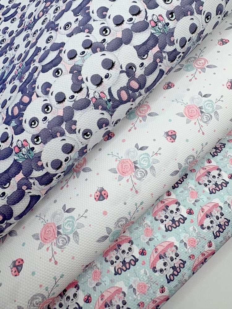 Pretty Panda Floral Printed Fabric Friday Bundle