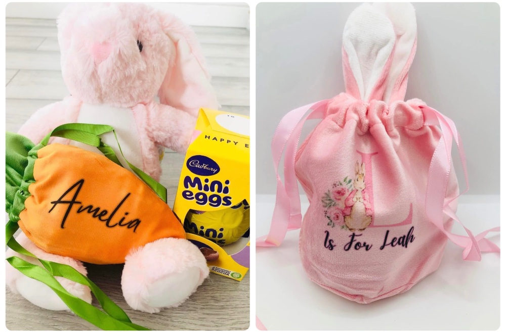 Carrot & Bunny Bag Personalised Easter Friday Bundle