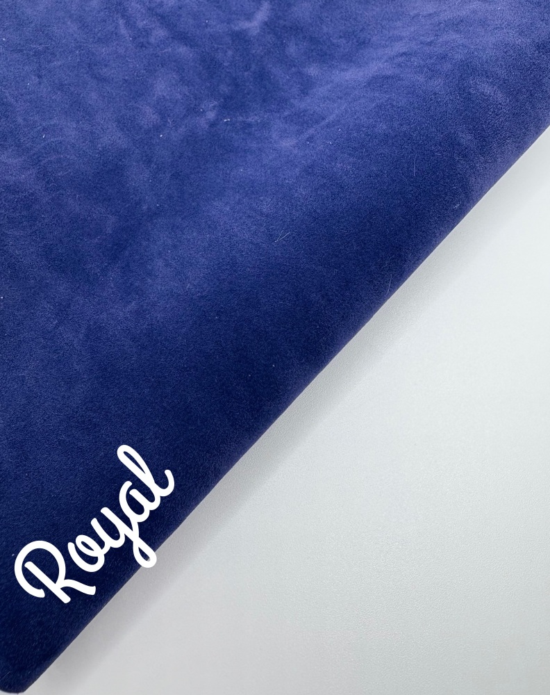 VELVET - Double Sided Royal Blue