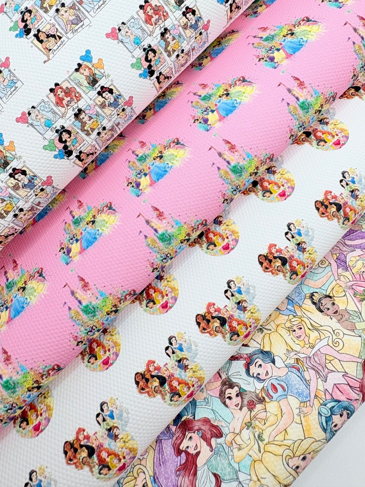 LIMITED EDITION - Princess 4 PACK Printed Fabric Friday Bundle