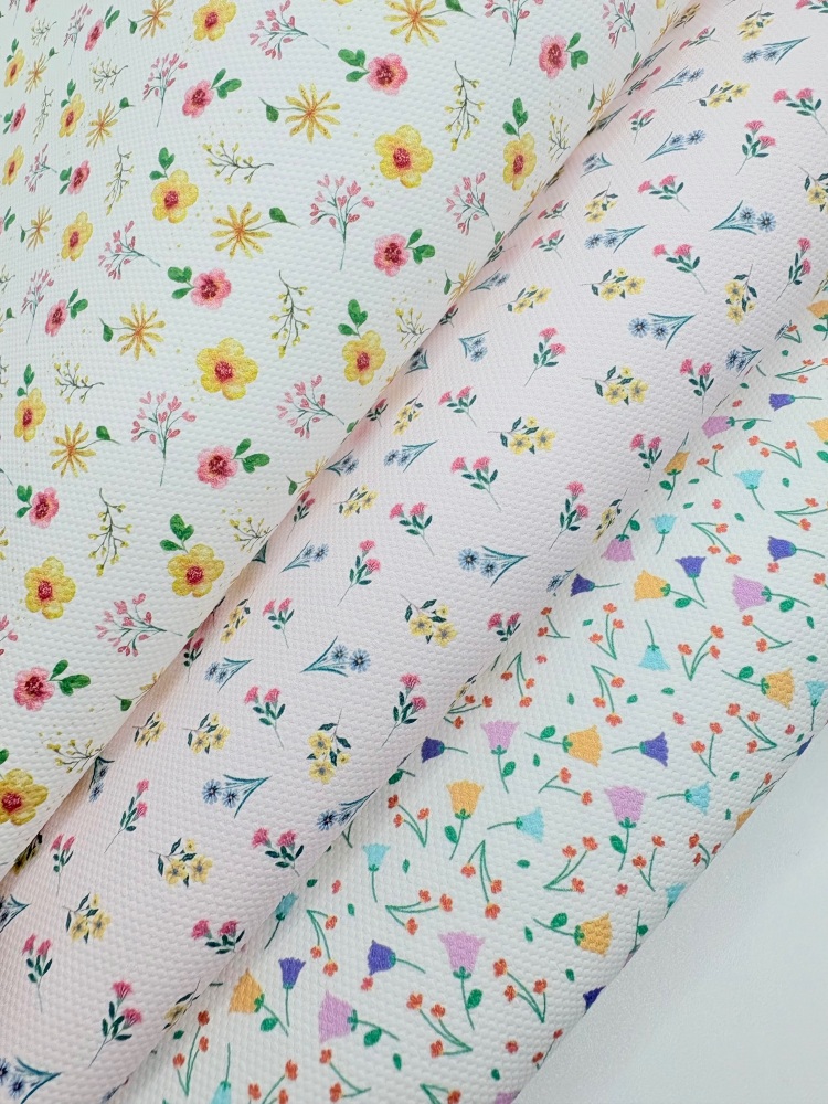 Spring flowers printed fiver friday bundle