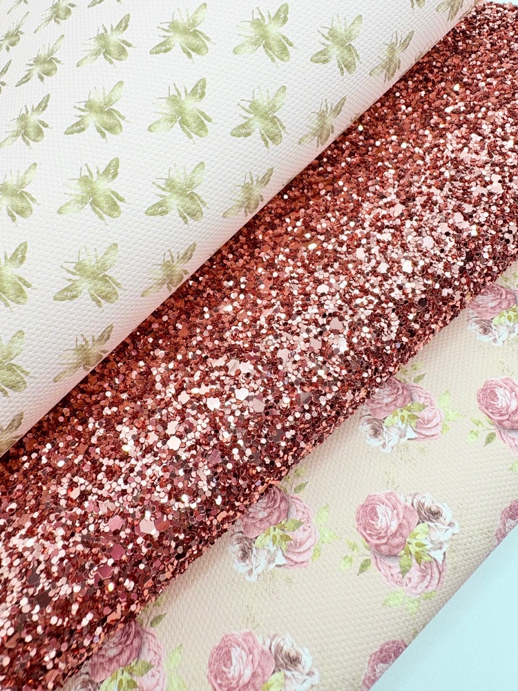 Rose gold bumble bee printed fiver friday bundle