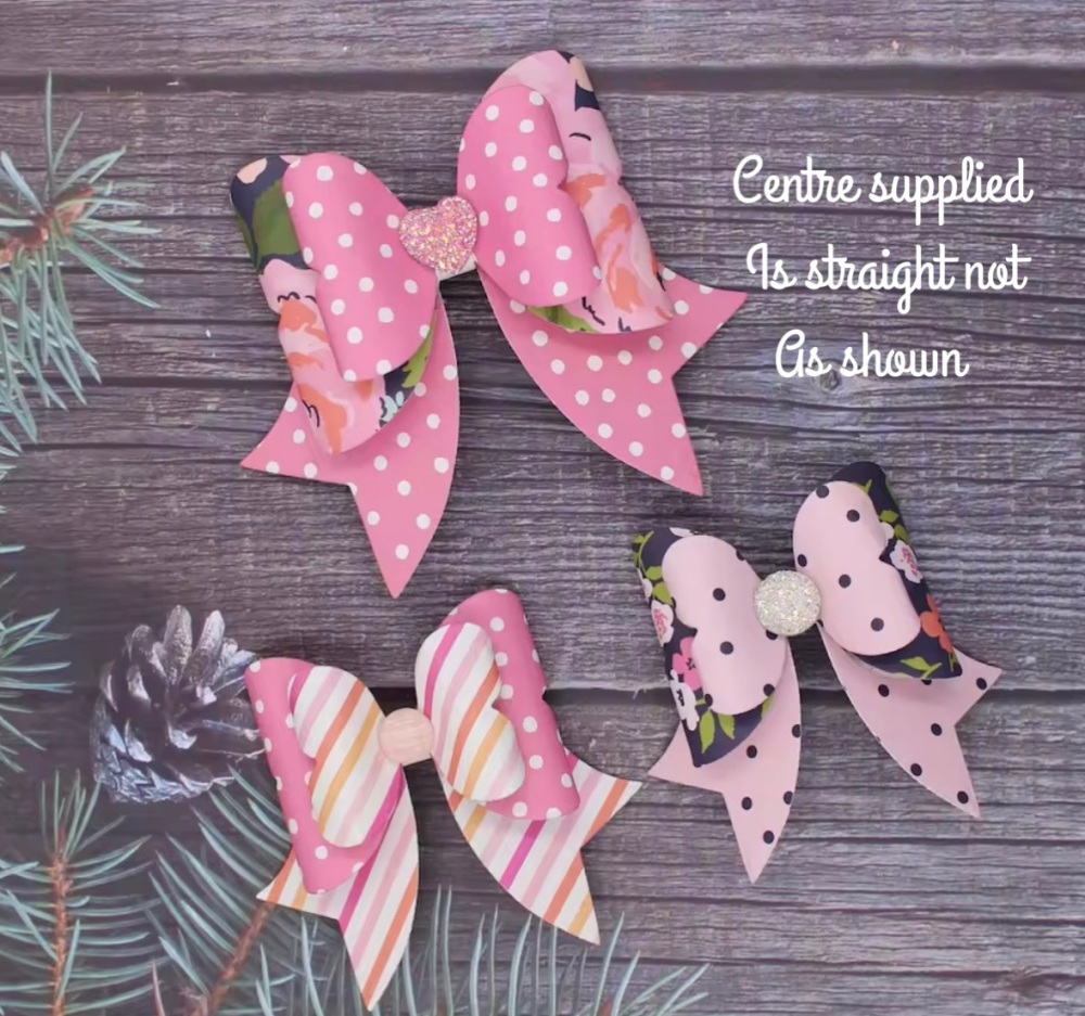 The Cutesey bow - Plastic Template 3."