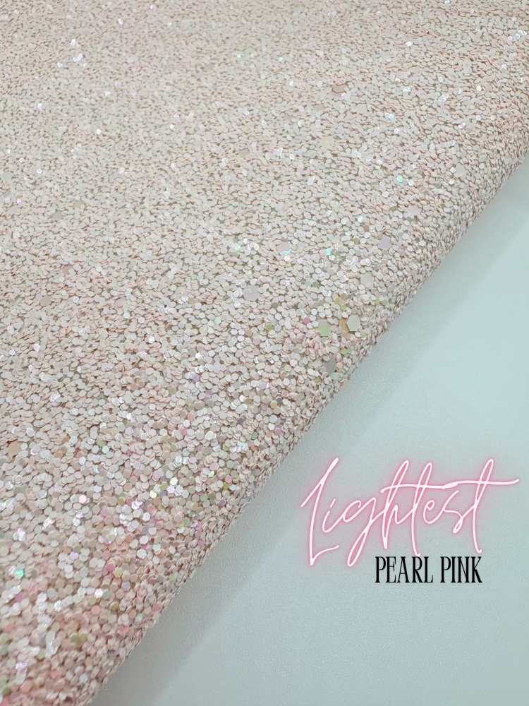 Lightest Pearl Pink Matte Chunky Glitter