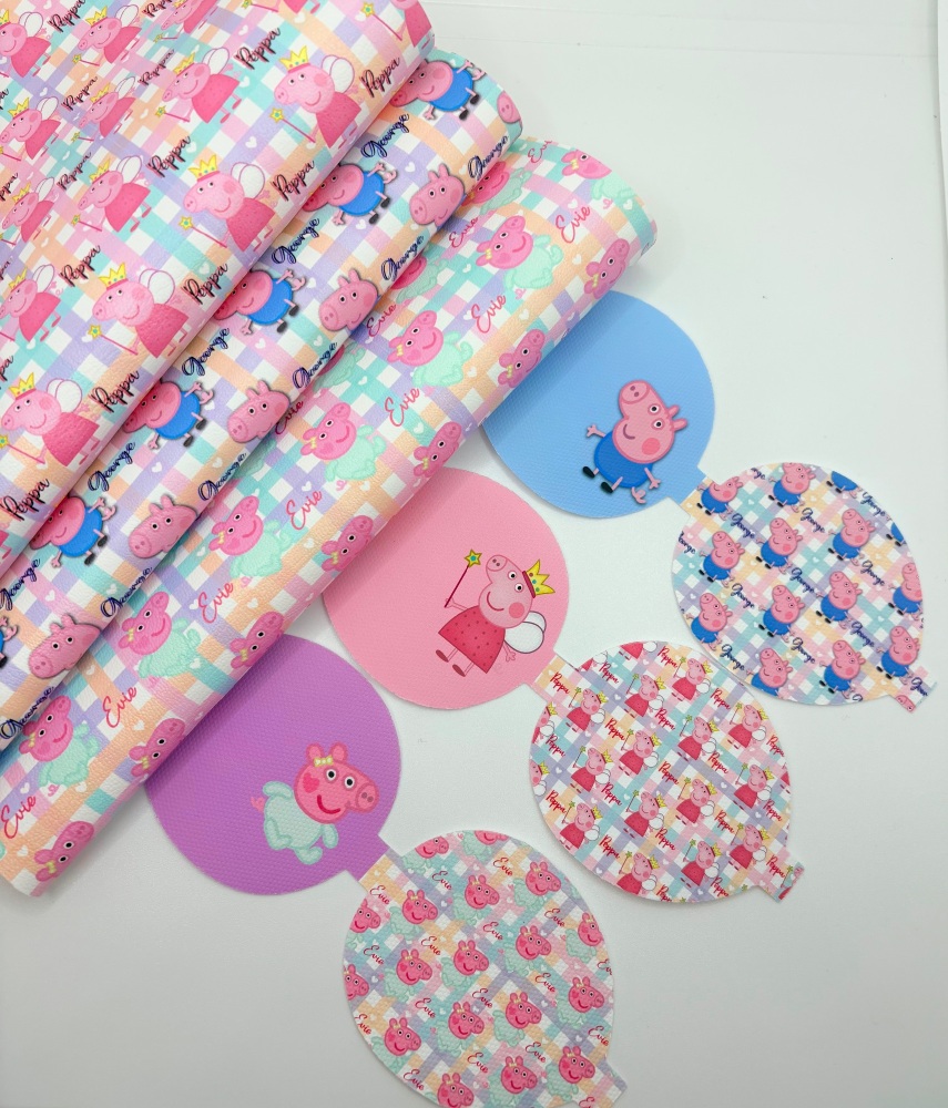 Pig edition printed pre cut bow loop
