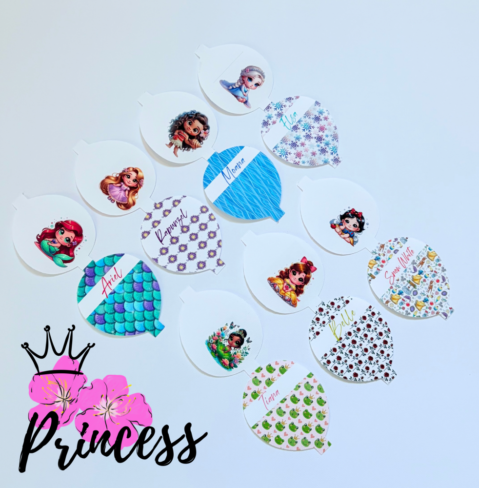 Baby princesses princess bow loop pre cut bow loop
